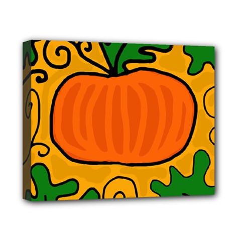 Thanksgiving Pumpkin Canvas 10  X 8  by Valentinaart