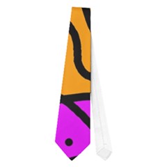 Green Bird Neckties (one Side)  by Valentinaart