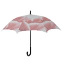 Tulip red pencil drawing art Hook Handle Umbrellas (Medium) View3