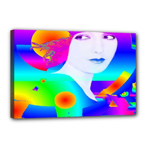 Abstract Color Dream Canvas 18  X 12  by icarusismartdesigns