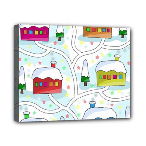Winter Magical Landscape Canvas 10  X 8  by Valentinaart