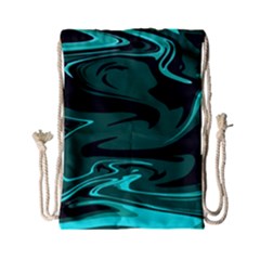 Hauntedlagoon Drawstring Bag (small) by designsbyamerianna