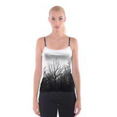 Forest Spaghetti Strap Top by Brittlevirginclothing