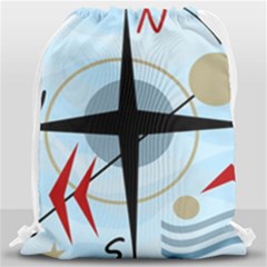 Compass Drawstring Bag (large) by Valentinaart
