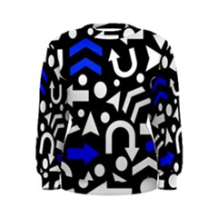 Right Direction - Blue  Women s Sweatshirt by Valentinaart