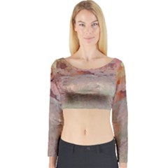 Sunrise Long Sleeve Crop Top by digitaldivadesigns