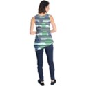 Green simple pattern Sleeveless Tunic View2