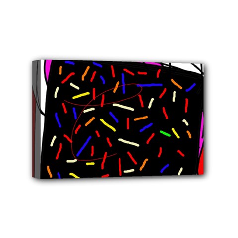 Color Tv Mini Canvas 6  X 4  by Moma