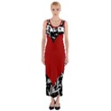 Red Valentine Fitted Maxi Dress View1