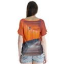 Architecture Art Bright Color Flutter Sleeve Top View2