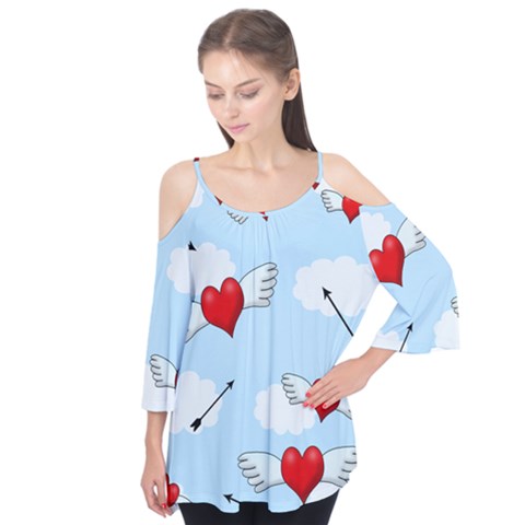 Love Hunting Flutter Tees by Valentinaart