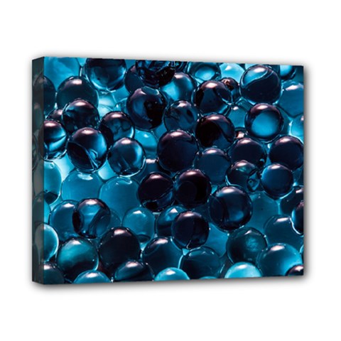 Blue Abstract Balls Spheres Canvas 10  X 8  by Amaryn4rt