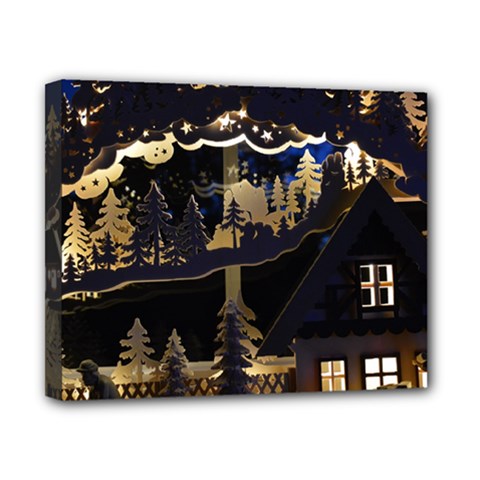 Christmas Advent Candle Arches Canvas 10  X 8  by Amaryn4rt