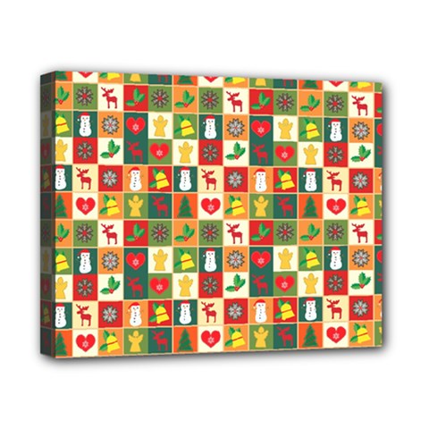Pattern Christmas Patterns Canvas 10  X 8  by Amaryn4rt