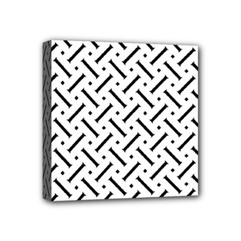 Geometric Pattern Mini Canvas 4  X 4  by Amaryn4rt