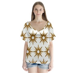 Seamless Repeating Tiling Tileable Flutter Sleeve Top by Amaryn4rt
