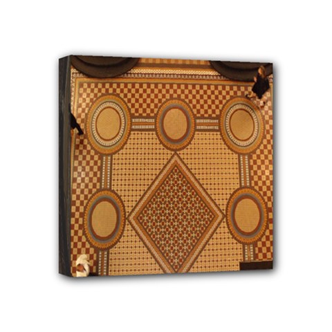 The Elaborate Floor Pattern Of The Sydney Queen Victoria Building Mini Canvas 4  X 4  by Amaryn4rt