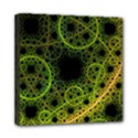 Abstract Circles Yellow Black Mini Canvas 8  x 8  View1