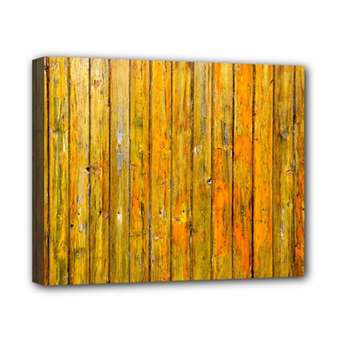 Background Wood Lath Board Fence Canvas 10  X 8  by Amaryn4rt