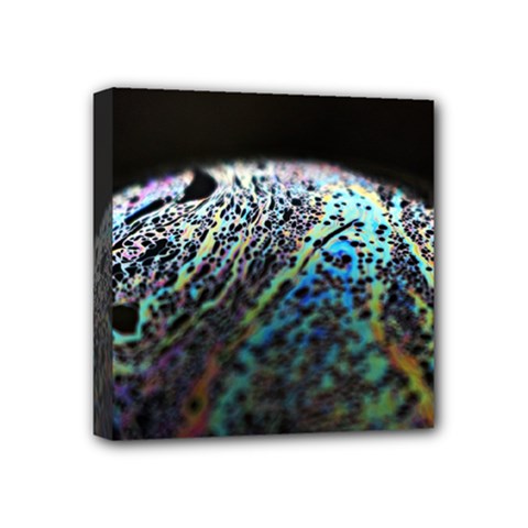 Bubble Iridescent Soap Bubble Mini Canvas 4  X 4  by Amaryn4rt