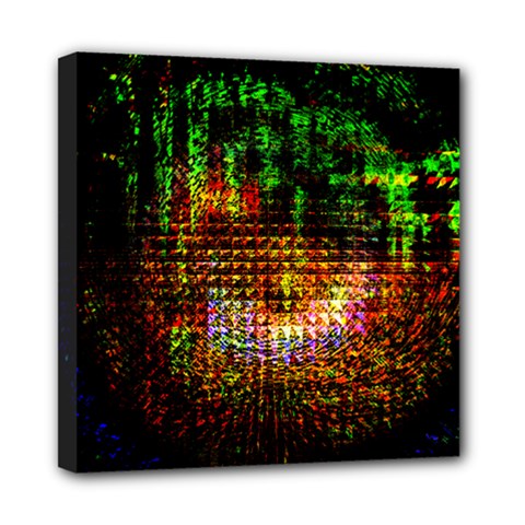 Radar Kaleidoscope Pattern Mini Canvas 8  X 8  by Amaryn4rt
