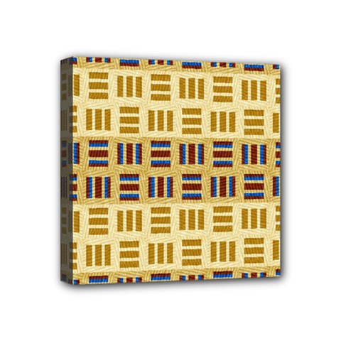 Textile Texture Fabric Material Mini Canvas 4  X 4  by Amaryn4rt