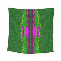 Magic Moon Landscape Square Tapestry (small) by pepitasart