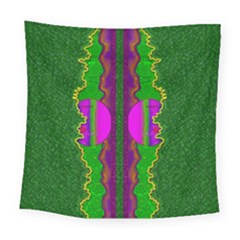 Magic Moon Landscape Square Tapestry (large) by pepitasart