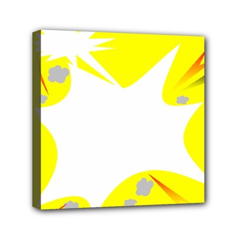 Mail Holyday Vacation Frame Mini Canvas 6  X 6  by Amaryn4rt