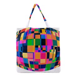 Color Focusing Screen Vault Arched Grocery Tote Bag by Nexatart