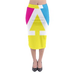 Graphic Design Web Design Midi Pencil Skirt by Nexatart