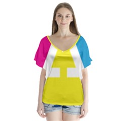 Graphic Design Web Design Flutter Sleeve Top by Nexatart
