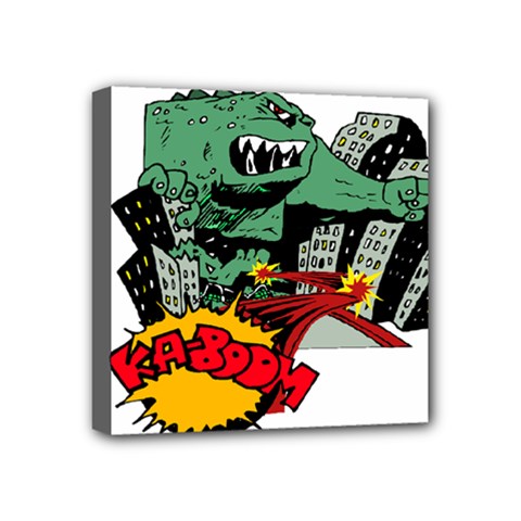Monster Mini Canvas 4  X 4  by Nexatart
