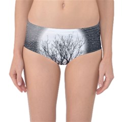 Starry Sky Mid-waist Bikini Bottoms by digitaldivadesigns