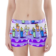 Cake Happy Birthday Boyleg Bikini Wrap Bottoms by Nexatart