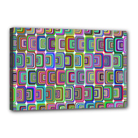 Psychedelic 70 S 1970 S Abstract Canvas 18  X 12  by Nexatart