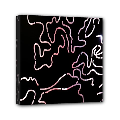 Abstract Glare Visual Art Mini Canvas 6  X 6  by Nexatart