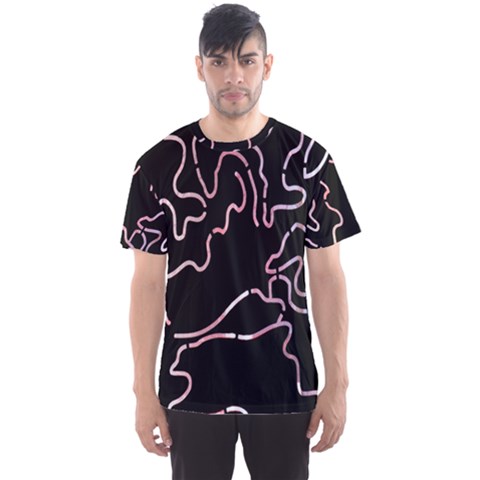 Abstract Glare Visual Art Men s Sport Mesh Tee by Nexatart