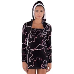 Abstract Glare Visual Art Women s Long Sleeve Hooded T-shirt by Nexatart