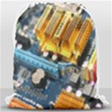 Technology Computer Chips Gigabyte Drawstring Bag (Large) View2