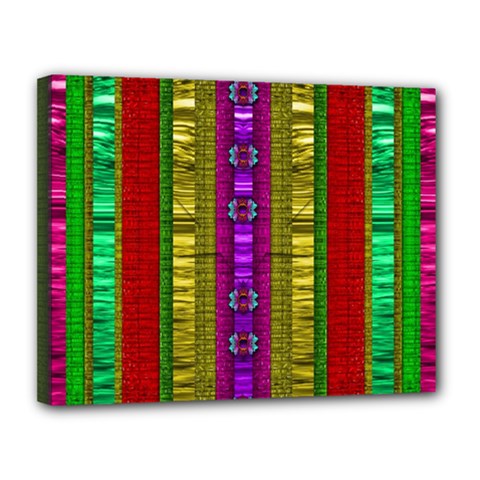 A Gift From The Rainbow In The Sky Canvas 14  X 11  by pepitasart