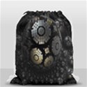 Fractal Sphere Steel 3d Structures Drawstring Bag (Small) View1