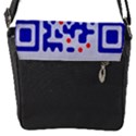Qr Code Congratulations Flap Messenger Bag (S) View1