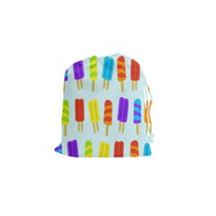 Food Pattern Drawstring Pouches (small)  by Nexatart