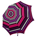 Stripes Colorful Background Hook Handle Umbrellas (Medium) View2