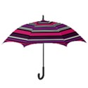Stripes Colorful Background Hook Handle Umbrellas (Medium) View3