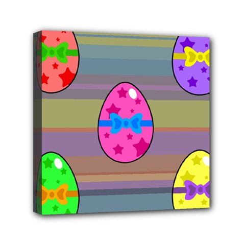 Holidays Occasions Easter Eggs Mini Canvas 6  X 6  by Nexatart