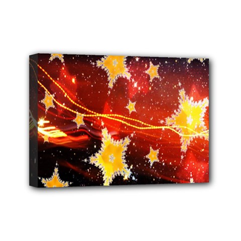 Holiday Space Mini Canvas 7  X 5  by Nexatart