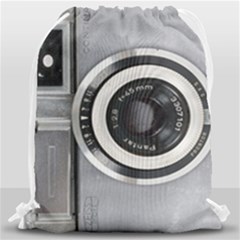 Vintage Camera Drawstring Bag (large) by Nexatart