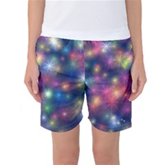 Abstract Background Graphic Design Women s Basketball Shorts by Nexatart